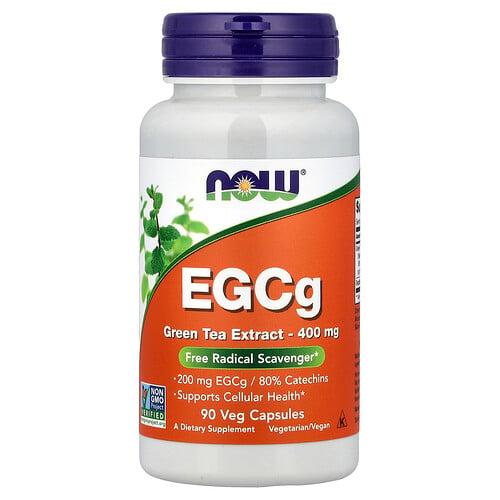 나우푸드 NOW Foods, EGCG, 녹차 추출물, 400mg, 베지 캡슐 90정 상품 이미지