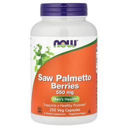 나우푸드 NOW Foods, 쏘팔메토 베리, 550mg, 베지 캡슐 250정