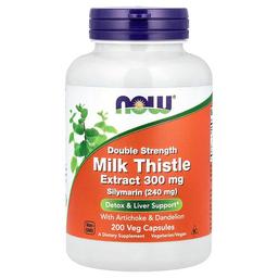 나우푸드 NOW Foods, 밀크시슬 추출물, 300mg, 베지 캡슐 200정
