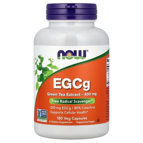 나우푸드 NOW Foods, EGCg, 녹차추출물, 400mg, 베지 캡슐 180정 상세 이미지