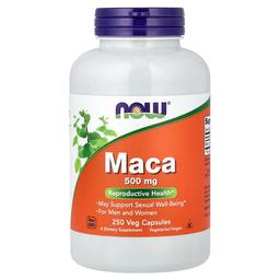 나우푸드 NOW Foods, 마카, 500mg, 베지 캡슐 250정