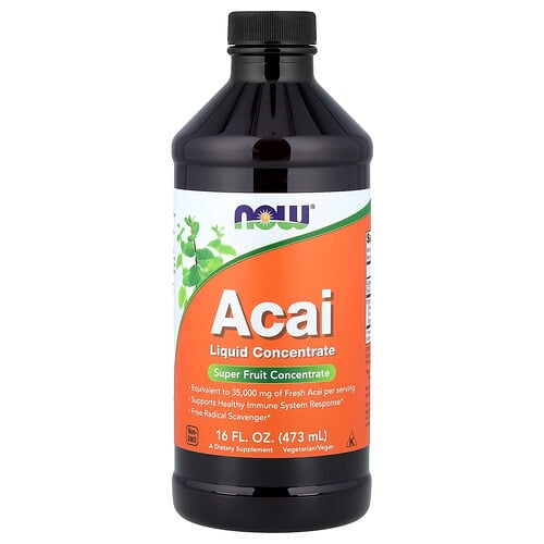 나우푸드 NOW Foods, 아사이 액상 농축물, 473ml(16fl oz) 상세 이미지