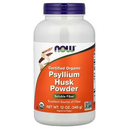 나우푸드 NOW Foods, 유기농 인증 차전자피 분말, 340g(12oz)