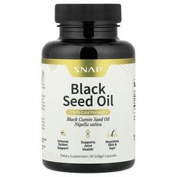 스냅 서플리먼츠 Snap Supplements, 블랙 씨드 오일, 500mg, 소프트젤 캡슐 90정
