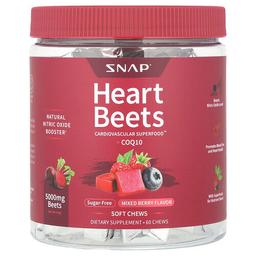 스냅 서플리먼츠 Snap Supplements, 하트 비트 + CoQ10, 믹스 베리, 소프트츄 60개