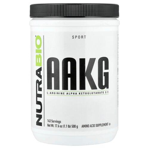 NutraBio, AAKG, 500g(1.1lb) 상품 이미지