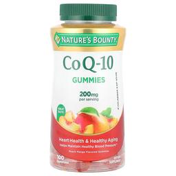 네이쳐스 바우티 Nature's Bounty, CoQ-10 구미젤리, 복숭아 망고 맛, 구미젤리 100개(구미젤리 1개당 100mg)