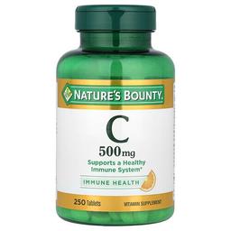 네이쳐스 바우티 Nature's Bounty, 비타민 C, 500 mg, 250 정