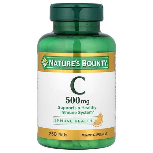 네이쳐스 바우티 Nature's Bounty, 비타민 C, 500 mg, 250 정 상품 이미지