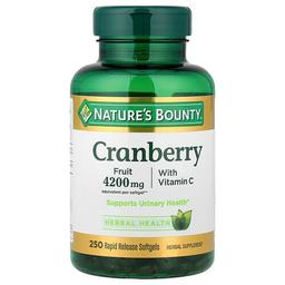 네이쳐스 바우티 Nature's Bounty, 크랜베리 위드 비타민C, 속방형 소프트젤 250정