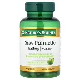 네이쳐스 바우티 Nature's Bounty, 쏘팔메토, 450mg, 캡슐 100정