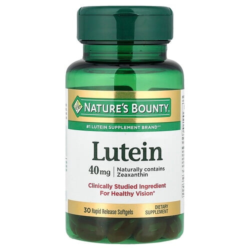 네이쳐스 바우티 Nature's Bounty, 루테인, 40mg, 빠른 용해 소프트젤 30정 상세 이미지