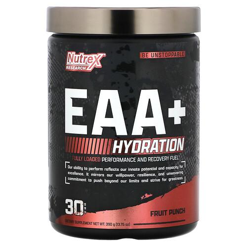 뉴트렉스 리서치 랩 Nutrex Research, EAA 및 수분 공급, 과일 펀치 맛, 390g(13.76oz) 상품 이미지