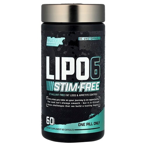 뉴트렉스 리서치 랩 Nutrex Research, Lipo6®, 각성제 무함유, 캡슐 60정 상세 이미지
