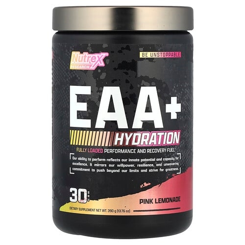 뉴트렉스 리서치 랩 Nutrex Research, EAA + 하이드레이션, 핑크 레모네이드, 390g(13.76oz) 상세 이미지