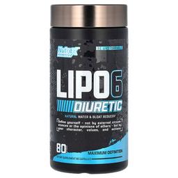 뉴트렉스 리서치 랩 Nutrex Research, LIPO-6 이뇨제, 캡슐 80정