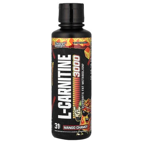 뉴트렉스 리서치 랩 Nutrex Research, l-카르니틴 3000, 망고 샤모이 맛, 465ml(15.72fl oz) 상품 이미지