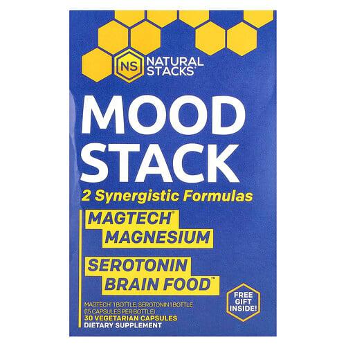 Natural Stacks, Mood Stack, 베지 캡슐 15정 상품 이미지