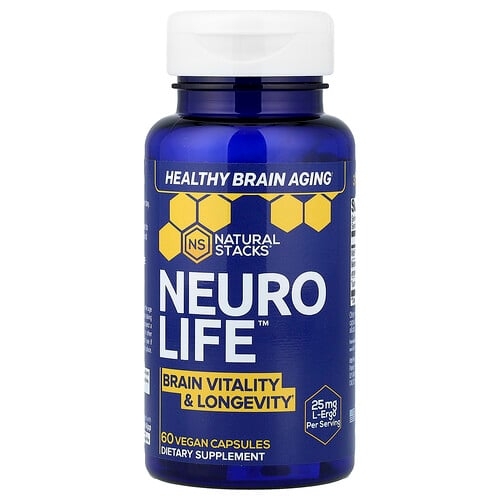 Natural Stacks, NeuroLife™, 베지 캡슐 60정 상세 이미지