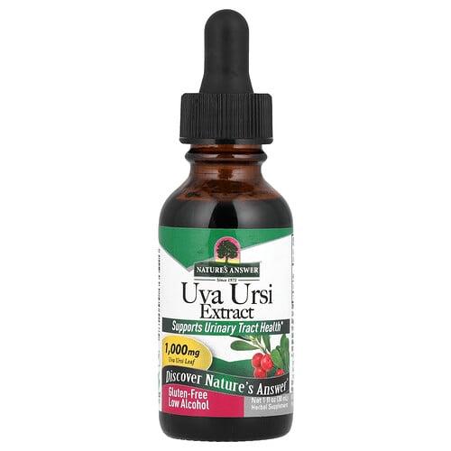 네이쳐스 엔서 Nature's Answer, 우바우르시 추출물, 저알코올, 1,000mg, 30ml(1fl oz) 상품 이미지