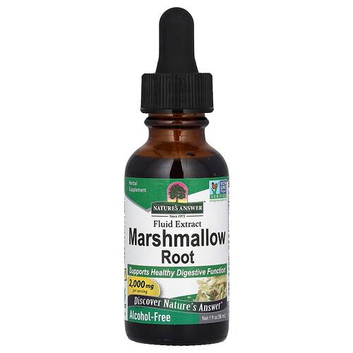 네이쳐스 엔서 Nature's Answer, 마시멜로 뿌리액 추출물, 알코올 무함유, 2,000mg, 30ml(1fl oz) 상품 이미지