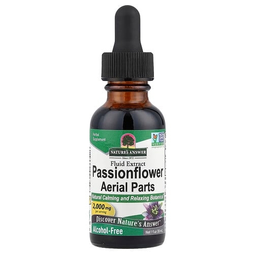 네이쳐스 엔서 Nature's Answer, 시계꽃 지상부, 액상 추출물, 알코올 무함유, 2,000mg, 30ml(1fl oz) 상세 이미지
