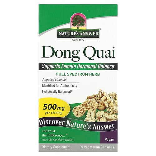 네이쳐스 엔서 Nature's Answer, 당귀, 500mg, 베지 캡슐 90정 상세 이미지
