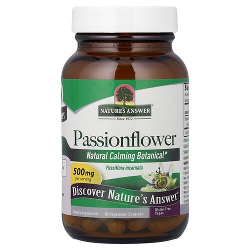 네이쳐스 엔서 Nature's Answer, 시계꽃, 베지 캡슐 60정(캡슐 1정당 250mg) 상세 이미지