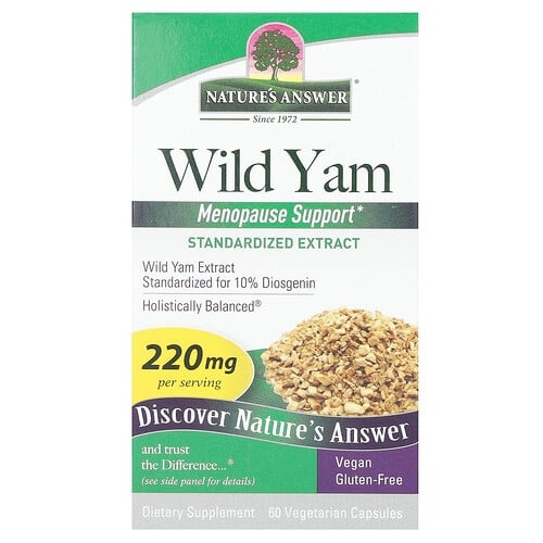네이쳐스 엔서 Nature's Answer, 야생 참마, 220mg, 베지 캡슐 60정 상세 이미지