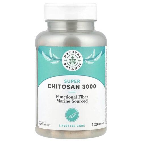 네츄럴 발란스 Natural Balance, 슈퍼 키토산 3000, 베지 캡슐 120정(캡슐 1정당 750mg) 상품 이미지