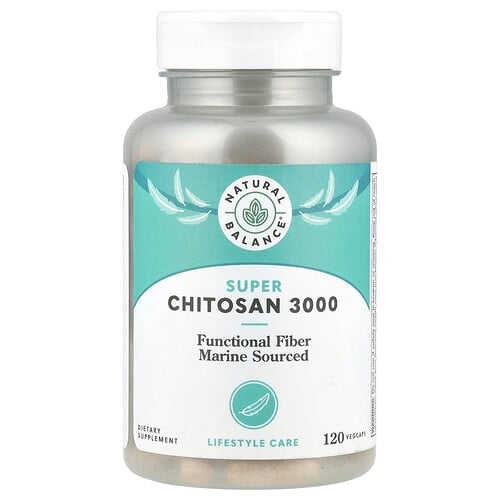 네츄럴 발란스 Natural Balance, 슈퍼 키토산 3000, 베지 캡슐 120정(캡슐 1정당 750mg) 상세 이미지