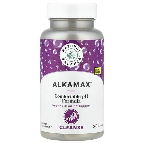 네츄럴 발란스 Natural Balance, AlkaMax, 알칼리성 부스터, 캡슐 30정 상품 이미지
