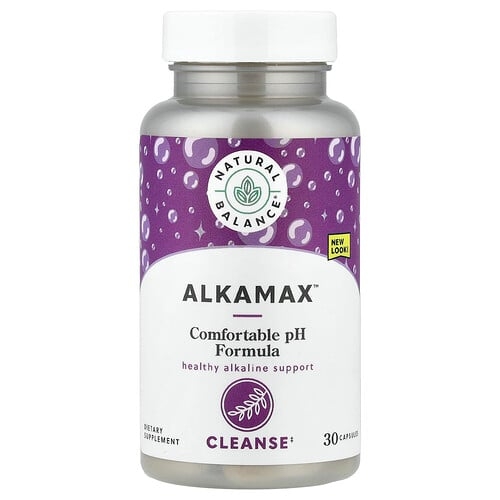 네츄럴 발란스 Natural Balance, AlkaMax, 알칼리성 부스터, 캡슐 30정 상세 이미지