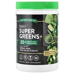 네이쳐스 트루 Nature's Truth, 데일리 슈퍼 그린스+, 280g(9.88oz)