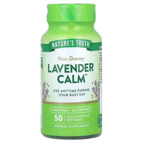 네이쳐스 트루 Nature's Truth, 라벤더 Calm™, 속방형 소프트젤 50정(소프트젤 1정당 80mg) 상품 이미지