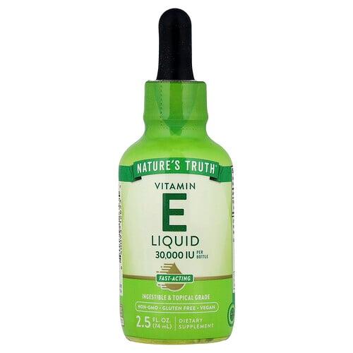 네이쳐스 트루 Nature's Truth, 액상 비타민E, 74ml(2.5fl oz) 상품 이미지