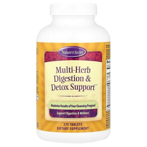 네이쳐스 시크릿 Nature's Secret, Multi-Herb Digestion & Detox Support™, 275정 상세 이미지