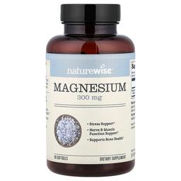 네이쳐와이즈 NatureWise, 마그네슘, 소프트젤 90정(소프트젤 1정당 100mg)
