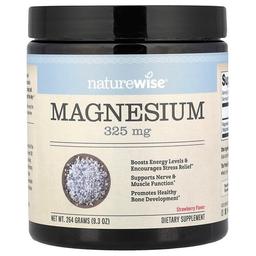 네이쳐와이즈 NatureWise, 마그네슘, 딸기 맛, 264g(9.3oz)