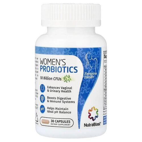 NutraBlast, 여성용 프로바이오틱, 캡슐 30정 상품 이미지