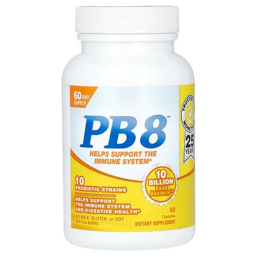 뉴트리션 나우 Nutrition Now, PB 8™, 100억, 캡슐 60정 상품 이미지