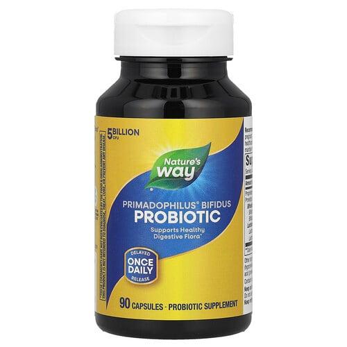 네이쳐스 웨이 Nature's Way, Primadophilus® 비피더스 프로바이오틱, 50억CFU, 캡슐 90정 상품 이미지