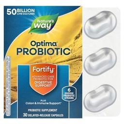 네이쳐스 웨이 Nature's Way, Optima® 프로바이오틱, Fortify®, 지연 방출 캡슐 30정