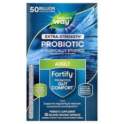 네이쳐스 웨이 Nature's Way, Fortify®, 프로바이오틱, 성인용, 500억, 지연 방출 캡슐 30정
