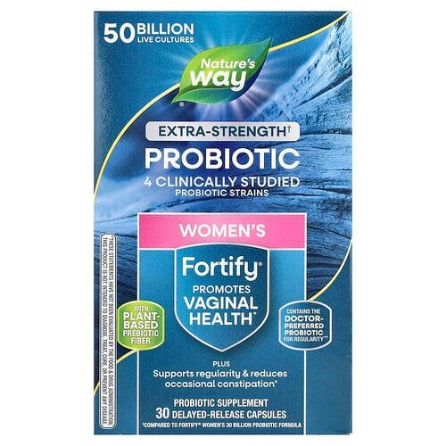 네이쳐스 웨이 Nature's Way, Fortify® 여성용 프로바이오틱, 500억CFU, 지연 방출 캡슐 30정 상품 이미지