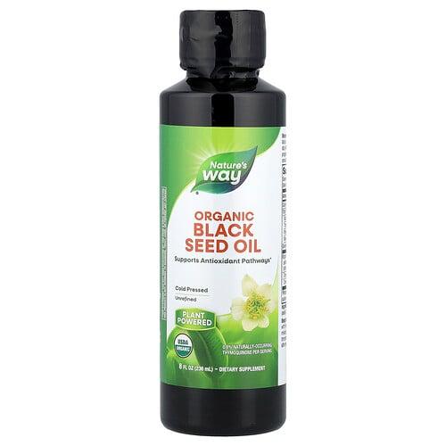 네이쳐스 웨이 Nature's Way, 유기농 블랙 씨드 오일, 236ml(8fl oz) 상품 이미지