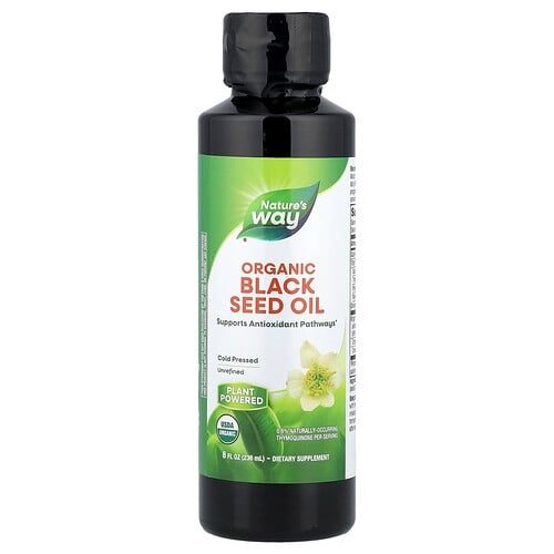 네이쳐스 웨이 Nature's Way, 유기농 블랙 씨드 오일, 236ml(8fl oz) 상세 이미지