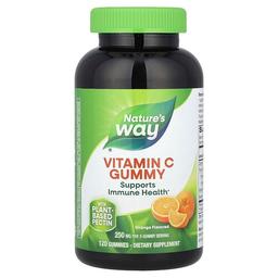 네이쳐스 웨이 Nature's Way, 비타민C 구미젤리, 오렌지 맛, 구미젤리 120개(구미젤리 1개당 125mg)