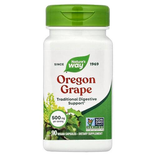 네이쳐스 웨이 Nature's Way, 오리건 포도, 500mg, 비건 캡슐 90정 상품 이미지