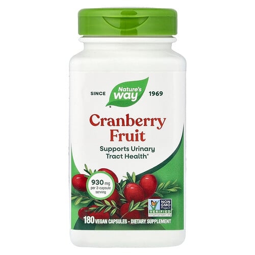 네이쳐스 웨이 Nature's Way, 크랜베리 열매, 베지 캡슐 180정(캡슐 1정당 465mg) 상세 이미지